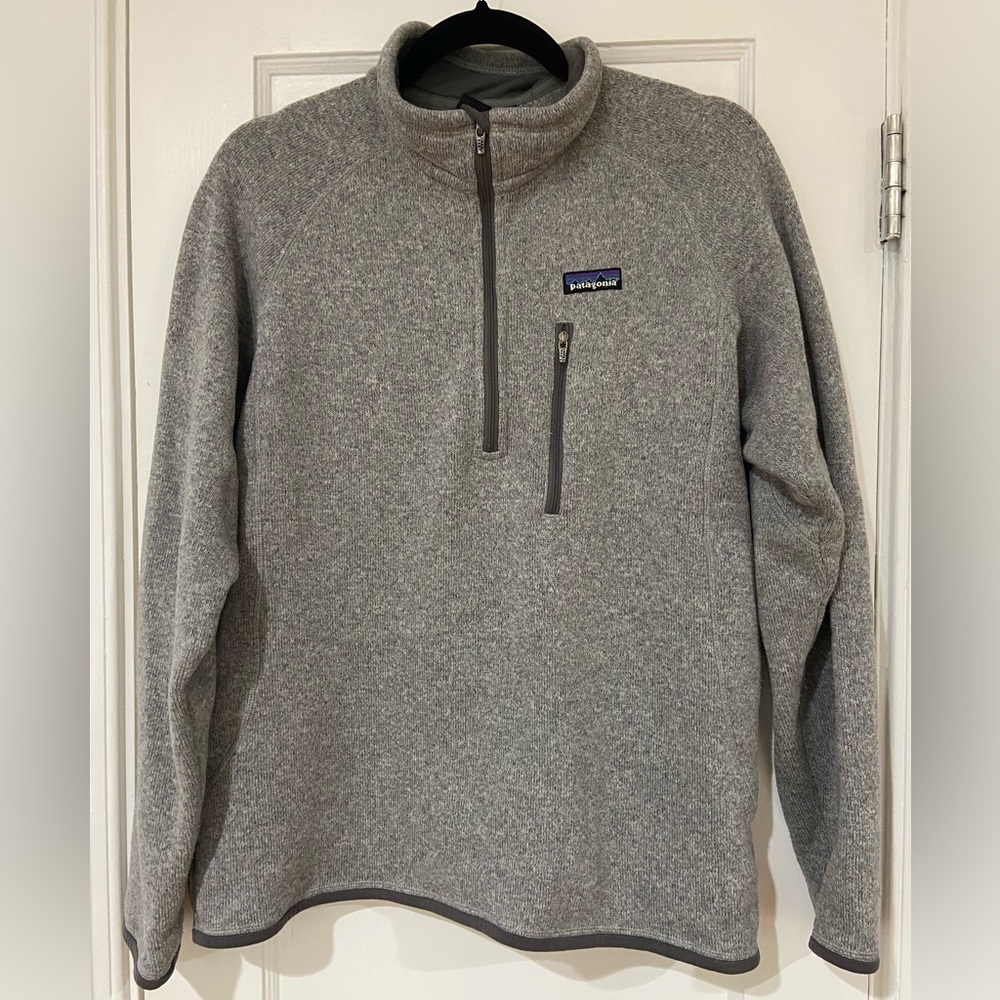 Patagonia Men’s Better Sweater 1/4 Zip | Gray | Size M